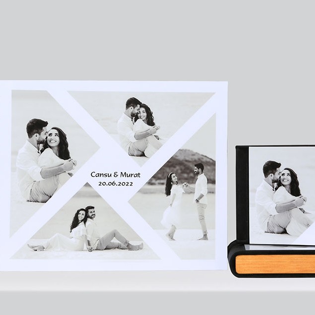 30x60 2 Aile + Kutu + 50x70 Canvas Tablo